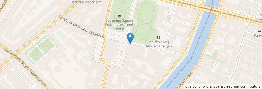 Mapa de ubicacion de Газпромбанк en Rusia, Северо-Западный Федеральный Округ, Óblast De Leningrado, San Petersburgo, Центральный Район, Округ № 78.