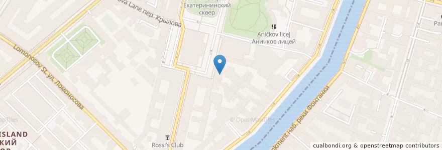 Mapa de ubicacion de VTB en Russia, Northwestern Federal District, Leningrad Oblast, Saint Petersburg, Центральный Район, Округ № 78.