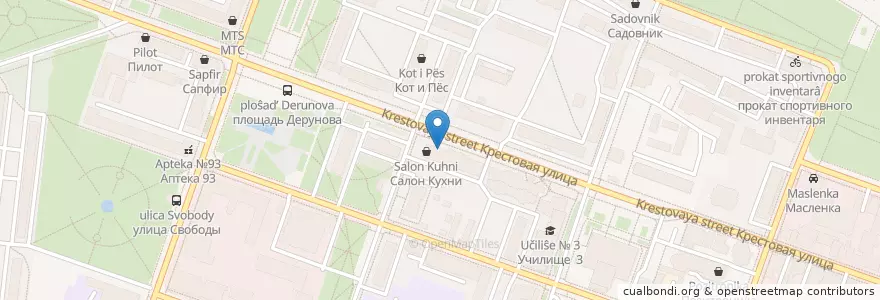 Mapa de ubicacion de Будь здоров en Russie, District Fédéral Central, Oblast De Iaroslavl, Рыбинский Район, Городской Округ Рыбинск.