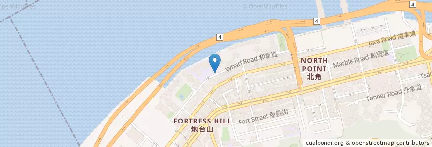 Mapa de ubicacion de 添好運 Tim Ho Wan en China, Guangdong, Hongkong, Hongkong, New Territories, 東區 Eastern District.