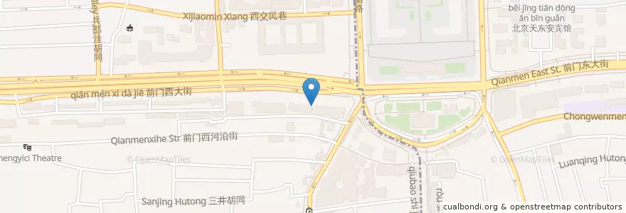 Mapa de ubicacion de Zhimeilou Restaurant en Cina, Pechino, Hebei, 西城区.