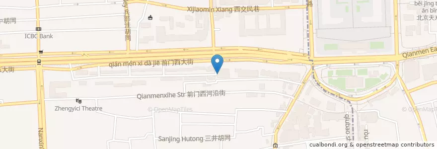 Mapa de ubicacion de Maigeng Dumplings en 中国, 北京市, 河北省, 西城区.