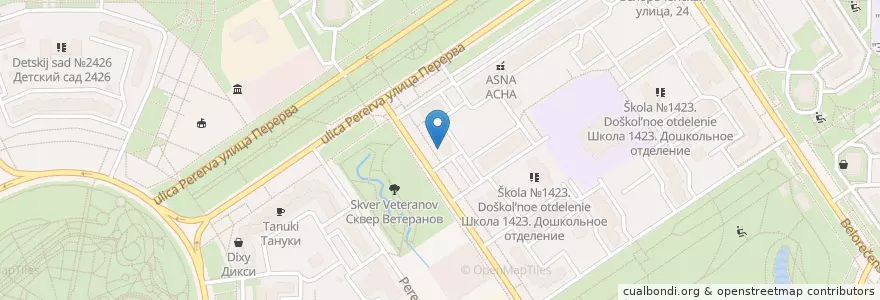 Mapa de ubicacion de Норма en 俄罗斯/俄羅斯, Центральный Федеральный Округ, Москва, Юго-Восточный Административный Округ, Район Марьино.