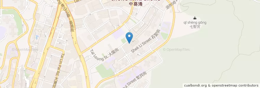 Mapa de ubicacion de 石籬郵政局 Shek Lei Post Office en China, Guangdong, Hong Kong, Wilayah Baru, 葵青區 Kwai Tsing District.