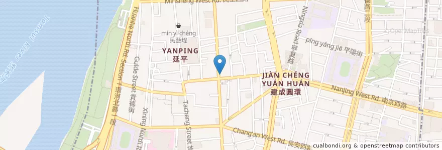 Mapa de ubicacion de 森高砂咖啡館 en 타이완, 신베이 시, 타이베이시.
