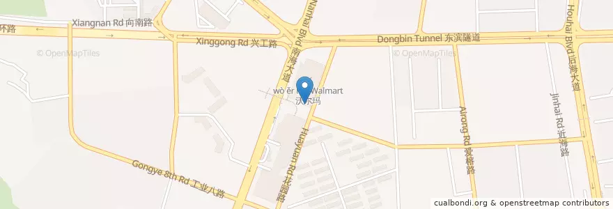 Mapa de ubicacion de 必胜客 en China, Cantão, Shenzhen, 南山区.