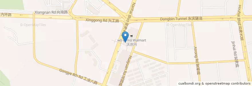 Mapa de ubicacion de 肯德基 en China, Cantão, Shenzhen, 南山区.