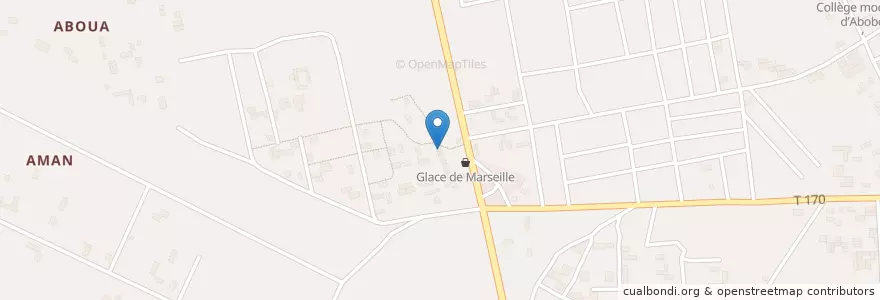 Mapa de ubicacion de Maquis Makenzie 1er en Ivoorkust, Abidjan, Abobo.