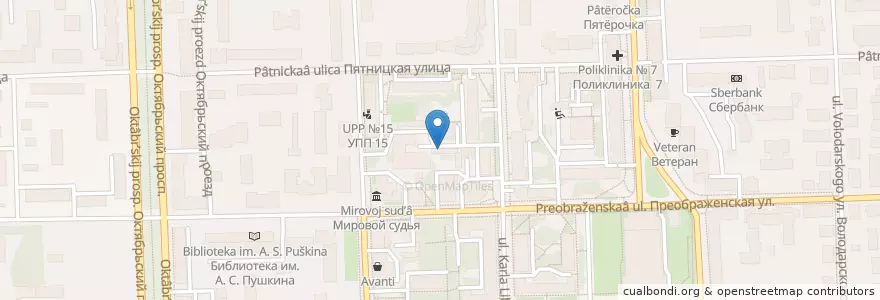 Mapa de ubicacion de Народная en ロシア, 沿ヴォルガ連邦管区, キーロフ州, キーロフ管区.