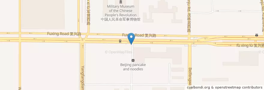 Mapa de ubicacion de Bank of China en China, Beijing, Hebei, Haidian District.