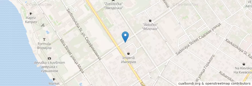 Mapa de ubicacion de Маркотхский ключ en Россия, Южный Федеральный Округ, Краснодарский Край, Городской Округ Геленджик.
