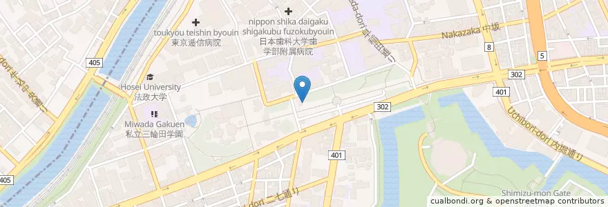 Mapa de ubicacion de attic room YASUKUNI-GAIEN/cafe&dining en اليابان, 東京都, 千代田区.