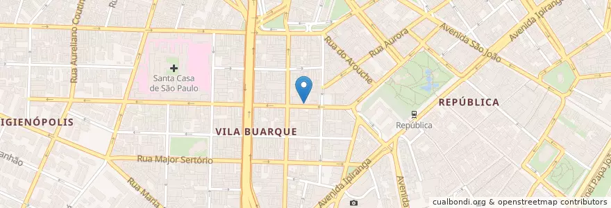 Mapa de ubicacion de ABC Bailão en Brezilya, Güneydoğu Bölgesi, Сан Паулу, Região Geográfica Intermediária De São Paulo, Região Metropolitana De São Paulo, Região Imediata De São Paulo, Сан Паулу.