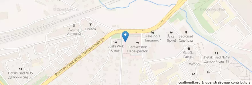 Mapa de ubicacion de District Coffee en روسيا, Центральный Федеральный Округ, محافظة موسكو, Городской Округ Красногорск.