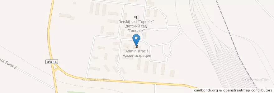 Mapa de ubicacion de Администрация en Russia, Far Eastern Federal District, Khabarovsk Krai, Vaninsky Rayon, Сельское Поселение Токи.
