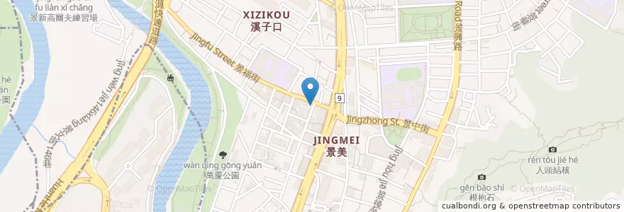 Mapa de ubicacion de JSP 呷尚寶 en 臺灣, 新北市, 臺北市, 文山區.