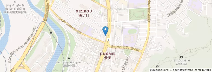 Mapa de ubicacion de 品橙牙醫 en 台湾, 新北市, 台北市, 文山区.