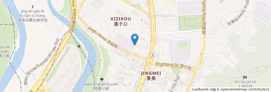 Mapa de ubicacion de 景安老人長期照顧中心 en Taiwan, 新北市, Taipei, 文山區.