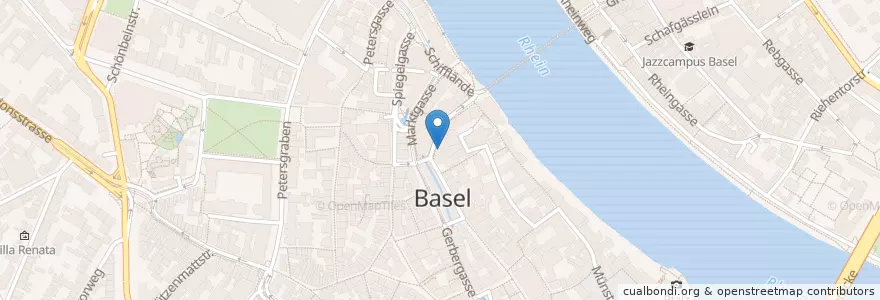 Mapa de ubicacion de Globus en Switzerland, Basel-Stadt, Basel.