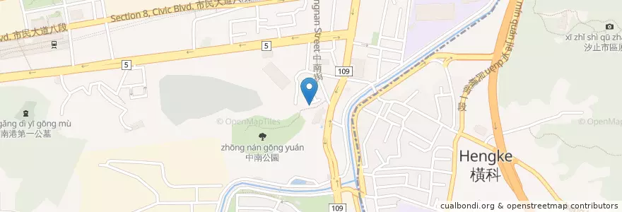 Mapa de ubicacion de 南港金山寺 en Taiwan, 新北市, Taipé, 南港區.