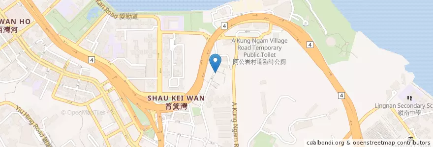 Mapa de ubicacion de 隨您鍾意 Okonomi en China, Guangdong, Hong Kong, Pulau Hong Kong, Wilayah Baru, 東區 Eastern District.