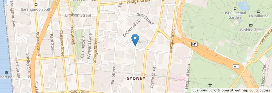 Mapa de ubicacion de Piccolo Me en Австралия, Новый Южный Уэльс, Council Of The City Of Sydney, Sydney.