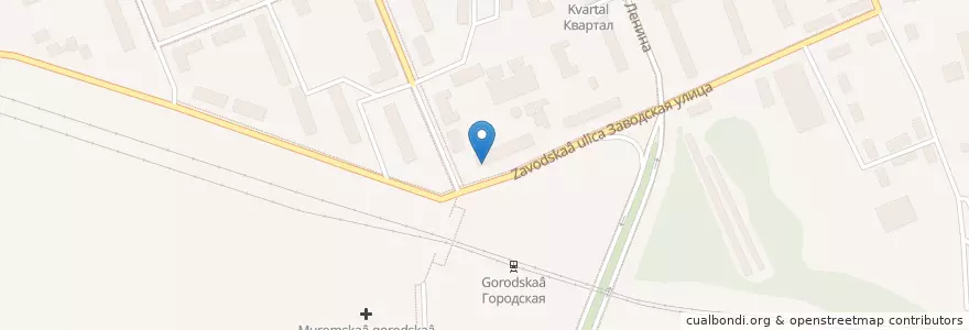 Mapa de ubicacion de Сбербанк en Rusland, Centraal Federaal District, Владимирская Область, Городской Округ Муром.