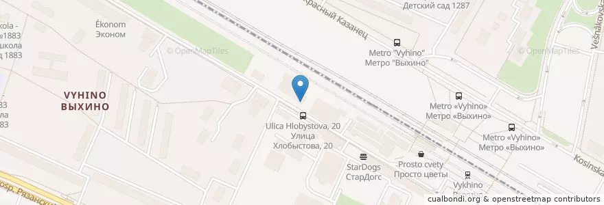 Mapa de ubicacion de ГорЗдрав en Russie, District Fédéral Central, Moscou, Юго-Восточный Административный Округ, Восточный Административный Округ.