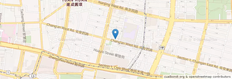 Mapa de ubicacion de 旺客鍋坊 en 臺灣, 新北市, 臺北市, 大同區.