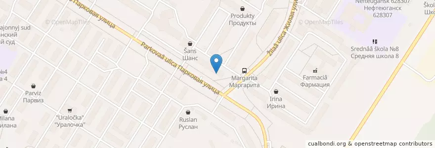 Mapa de ubicacion de ВБРР en ロシア, ウラル連邦管区, ハンティ・マンシ自治管区・ユグラ, ネフチェユガンスク地区, ネフチェユガンスク管区.