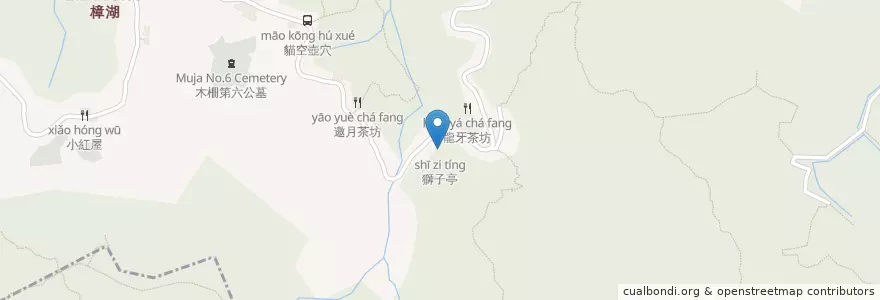 Mapa de ubicacion de 獅子亭 en 台湾, 新北市, 台北市.