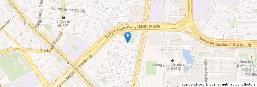 Mapa de ubicacion de AGCT apartment en Taiwan, New Taipei, Taipei, Da'an District.