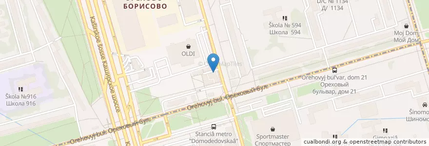 Mapa de ubicacion de Чешска пивница en 러시아, Центральный Федеральный Округ, Москва, Южный Административный Округ.