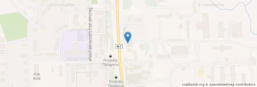 Mapa de ubicacion de Аптечный пункт №5 en Rusia, Distrito Federal Central, Óblast De Vladímir, Суздальский Район, Павловское Сельское Поселение.