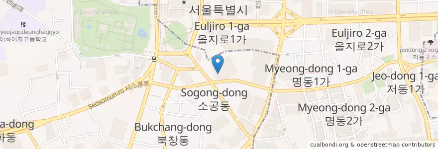 Mapa de ubicacion de 스시조 en Südkorea, Seoul.