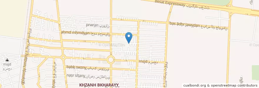 Mapa de ubicacion de مسجد حضرت موسی بن جعفر en Irán, Teherán, شهرستان تهران, Teherán, بخش مرکزی شهرستان تهران.