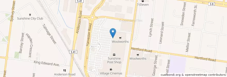 Mapa de ubicacion de Inside Centre en Australia, Victoria, City Of Brimbank.