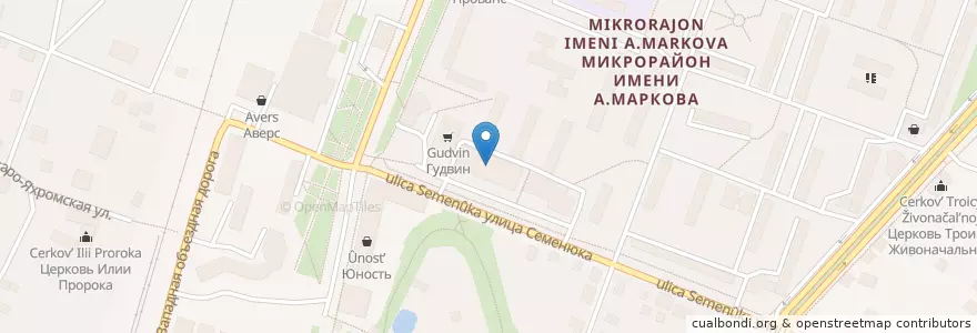 Mapa de ubicacion de Талисман en Rusland, Centraal Federaal District, Oblast Moskou, Дмитровский Городской Округ.