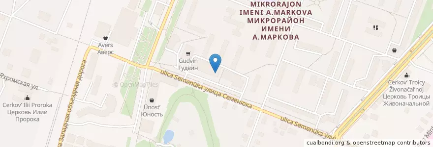Mapa de ubicacion de ЗАГС en ロシア, 中央連邦管区, モスクワ州, Дмитровский Городской Округ.