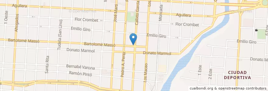 Mapa de ubicacion de Banco BANDEC en Cuba, Guantánamo, Guantánamo, Ciudad De Guantánamo.