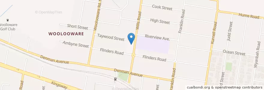 Mapa de ubicacion de Woolooware Post Office en Australia, New South Wales, Sutherland Shire Council, Sydney.