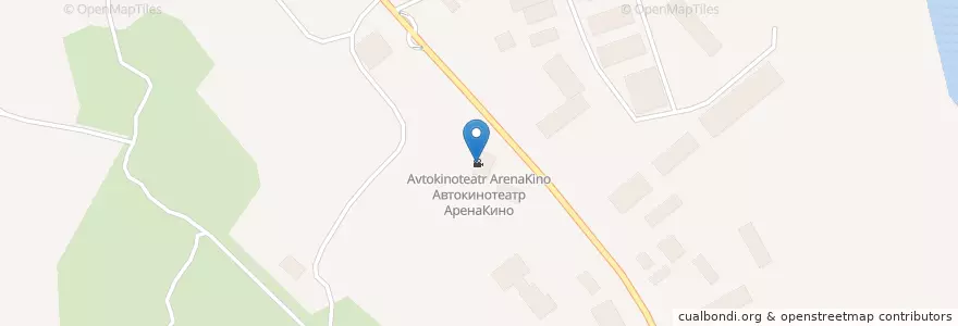 Mapa de ubicacion de Автокинотеатр АренаКино en Rusia, Дальневосточный Федеральный Округ, Магаданская Область, Городской Округ Магадан.