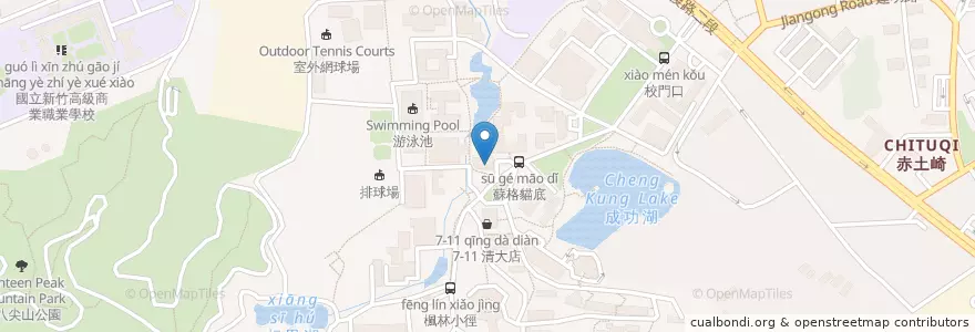 Mapa de ubicacion de 蘇格貓底 en تایوان, 臺灣省, سینچو, 東區.