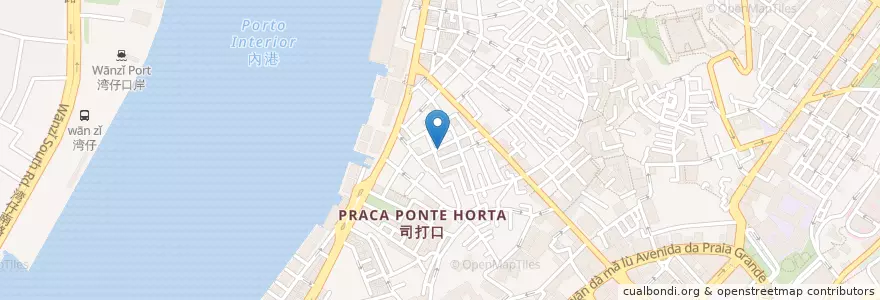 Mapa de ubicacion de 杏香園雪糕甜品屋 en چین, ماکائو, گوانگ‌دونگ, ماکائو, 珠海市, 香洲区.