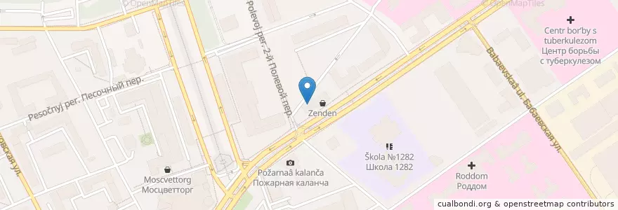 Mapa de ubicacion de Трика en روسيا, Центральный Федеральный Округ, Москва, Восточный Административный Округ, Район Сокольники.