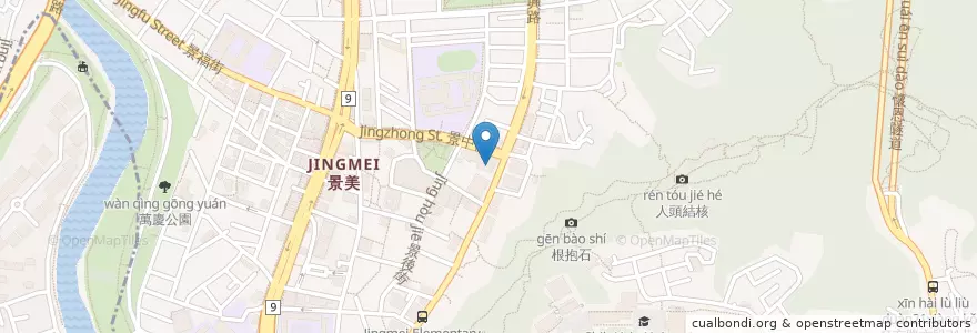 Mapa de ubicacion de 永固便利停車場 en 台湾, 新北市, 台北市, 文山区.