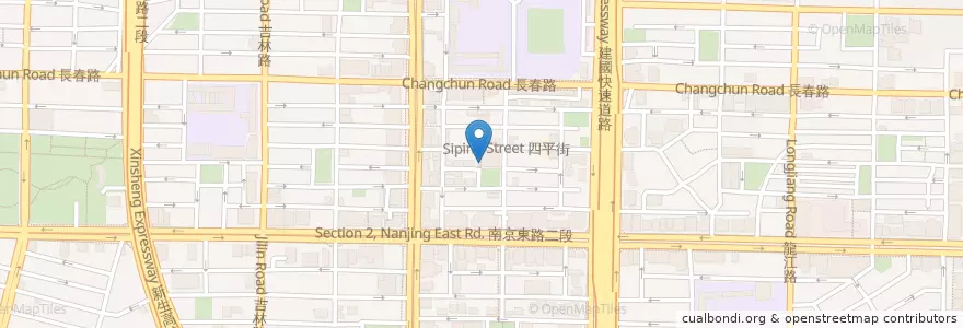 Mapa de ubicacion de 好口味便當 en تايوان, تايبيه الجديدة, تايبيه, 中山區.
