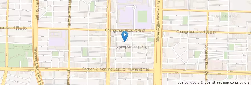 Mapa de ubicacion de 涵湘私房菜 en تايوان, تايبيه الجديدة, تايبيه, 中山區.