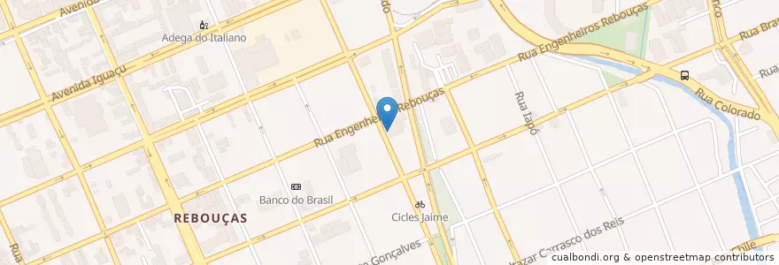 Mapa de ubicacion de Farmácias Panvel en 브라질, 남부지방, 파라나, Região Geográfica Intermediária De Curitiba, Região Metropolitana De Curitiba, Microrregião De Curitiba, 쿠리치바.
