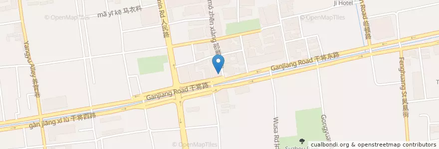 Mapa de ubicacion de Zoo coffee en 중국, 쑤저우시, 장쑤성, 구쑤구, 平江街道.